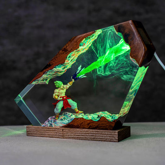 Legendary Super Saiyan Broly Resin Lamp