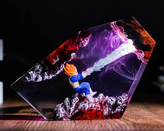 Goku Super Saiyan Kamehameha Resin Lamp